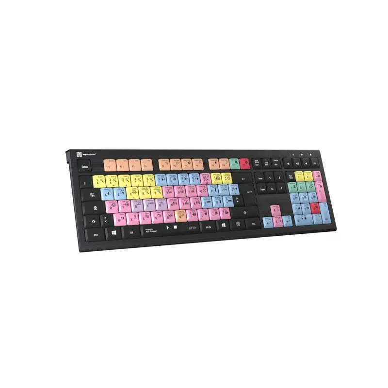 Logickeyboard ASTRA 2 USB AZERTY English Black Full-size Keyboard