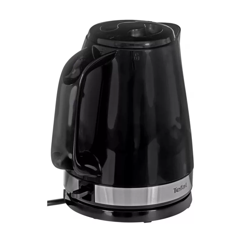 Electric kettle Tefal KO150 1.5 L 2400 W — black stainless steel, cordless, 360° base