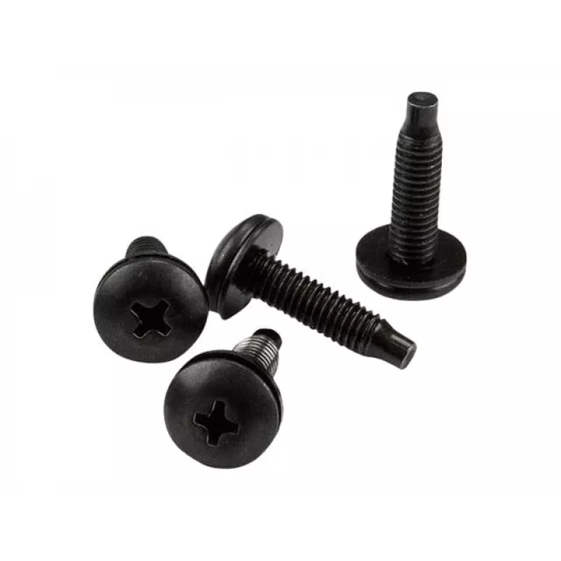 StarTech.com Server Rack Screws and Clip Nuts - 10-32 - Rack Mount Screws and Slide-On Cage Nuts - 50 Pack