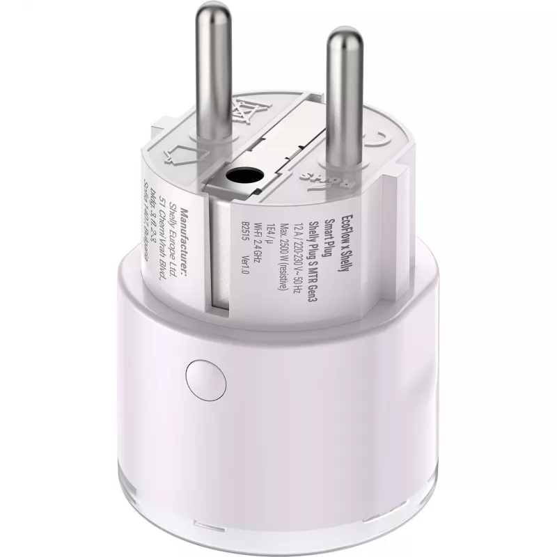 Smart plug EcoFlow EF-OS-SM002-SMP2SHEL Wi‑Fi smart socket with energy monitoring