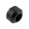 Hardtube fitting set OPTIMUS for 12 mm tubing, 6-pack with installation tool, black