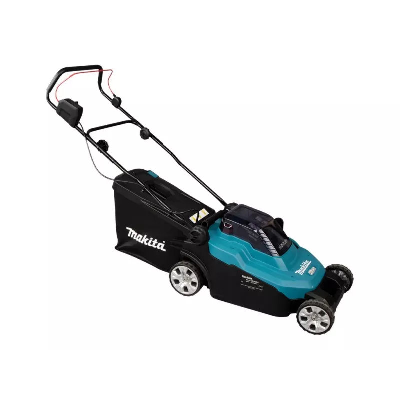 Makita DLM382PM2 - Lawn Mower - Cordless - 18 V - 4 Ah - 2 Batteries - 3700 1/min - 38 cm - 16.9 kg