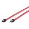 Assmann SATA connection cable. L-type. w/ latch F/F. 0.5m. straight. SATA II/III. UL. re (AK-400102-005-R)