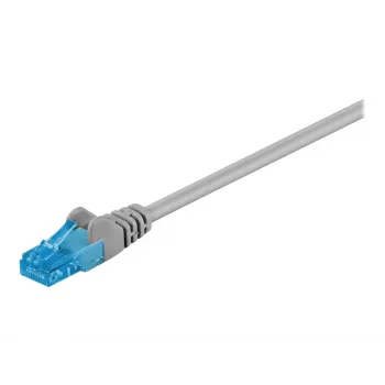Wentronic Goobay - Patch-Cable - RJ-45 (M) to RJ-45 (M) - 5 M - UTP - CAT 6a - Halogen-Free, Snagless, Stranded - Grey (55423)