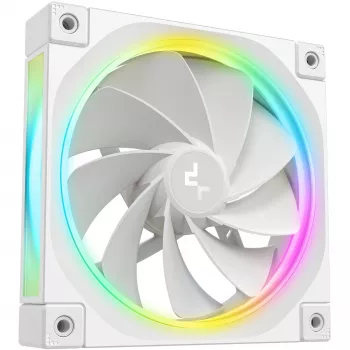 DeepCool FL12R 120 mm PC fan, white, 2150 RPM, active PFC, ARGB backlight