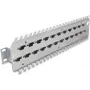Cable management panel DeLOCK 67070 Metal Grey 19 inch