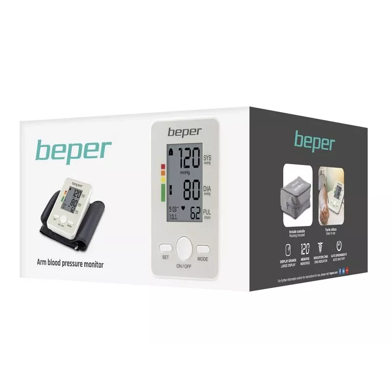 Electric kettle Beper 40.120 1.7 L 2200 W, stainless steel heating, cordless jug