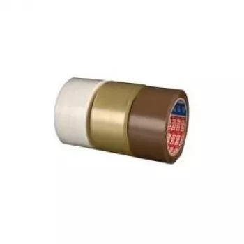 Packaging tape Tesa 4024, 50 mm × 66 m, solvent-free adhesive, brown
