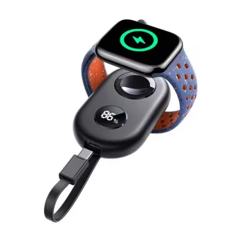 Wireless induction charger Joyroom JR-W09 3W with USB-C cable for Apple Watch, Black