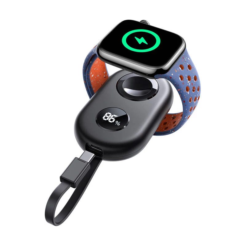 Wireless induction charger Joyroom JR-W09 3W with USB-C cable for Apple Watch, Black