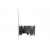 Internal Ethernet Network Card LANBERG PCE-1GB-201, PCI Express, 1× RJ-45 Gigabit (1000 Mbit/s), black