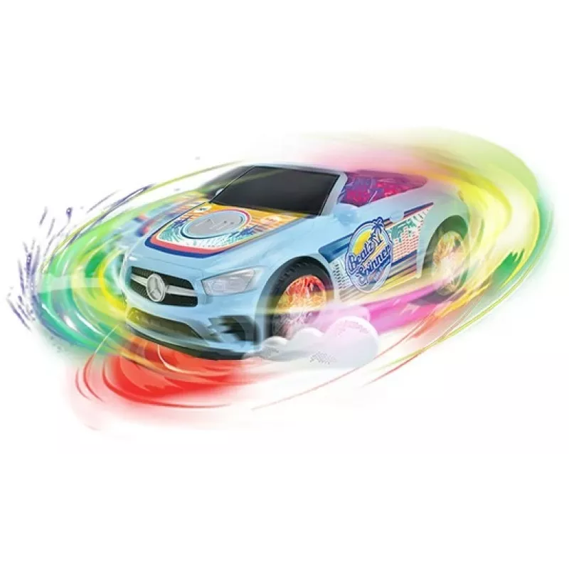Car Dickie Toys Mercedes-Benz E-Class Beat Spinner Blue 3 AA Batteries