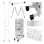 Extralink Articulated Ladder LAD3X4MP 3X4, 3.55 M (+PLATFORM)
