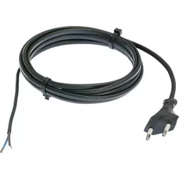 Power supply cable AS Schwabe 70652, 3 m length, black