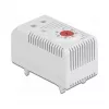 Thermostat DELOCK 66824, plastic housing, IP20, 30 W, 250 V, 10 A, 43×60×33 mm, grey/red