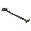DeLOCK Riser Card PCI Express x1 male 90° angled to x1 slot with cable 30 cm