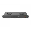 Fan panel LANBERG AK-1502-B, 1U rack, 2 fans, 230V, 38W, 483×44.5×192 mm, black