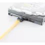 SATA data cable ShiverPeaks BS78246-0.5Y 6 Gb/s, yellow, 0.5 m