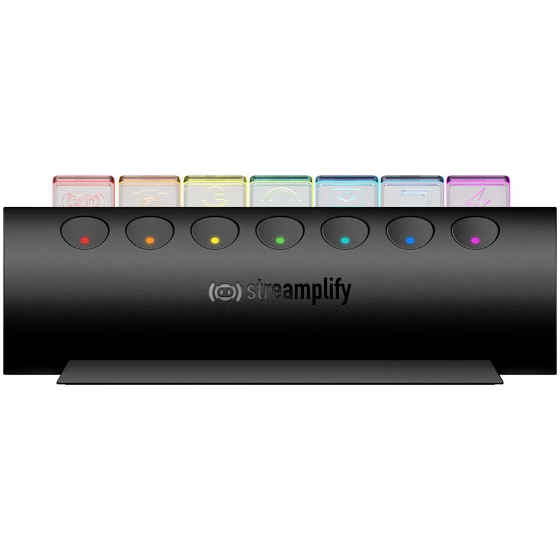 Streamplify HUB CTRL 7, 7x USB 3.0 Type A, RGB, 12V, EU Power Cable - black
