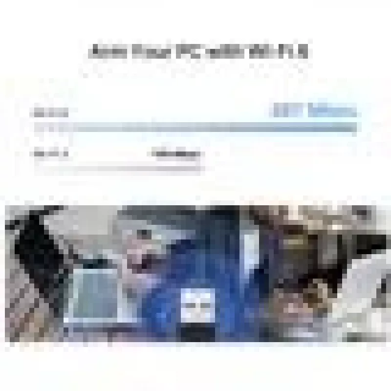 USB Wi‑Fi Adapter MERCUSYS MA14N — USB Type‑A, 2.4 GHz Single‑Band, up to 287 Mb/s, Black