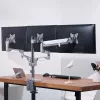 LogiLink BP0090 monitor mount / stand 68.6 cm (27) Desk Silver