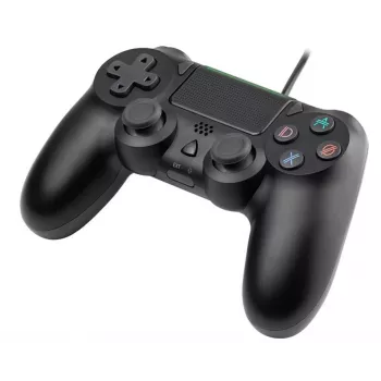Wired gamepad TRACER SHOGUN PRO Black — 16 buttons, analogue/digital, 1.5 m cable, vibration, PC/PS4/PS3