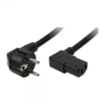 IEC-C13 Coupler LogiLink Swiss-IEC 2m Black