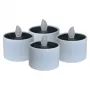 LED solar tealight RealPower STL-4, set of 4, battery-powered solar LED tea lights