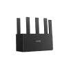 Wireless router TENDA TE3L Wi‑Fi 7 (IEEE 802.11ax), 3x Gigabit LAN, 1x WAN, 512 MB RAM, VLAN, NAT, WPA, black