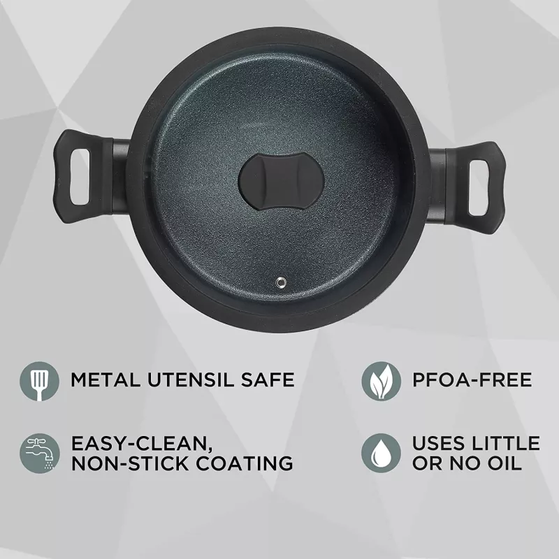 Stockpot Russell Hobbs RH01863EU7 20 cm Crystaltech cookware stainless steel glass lid