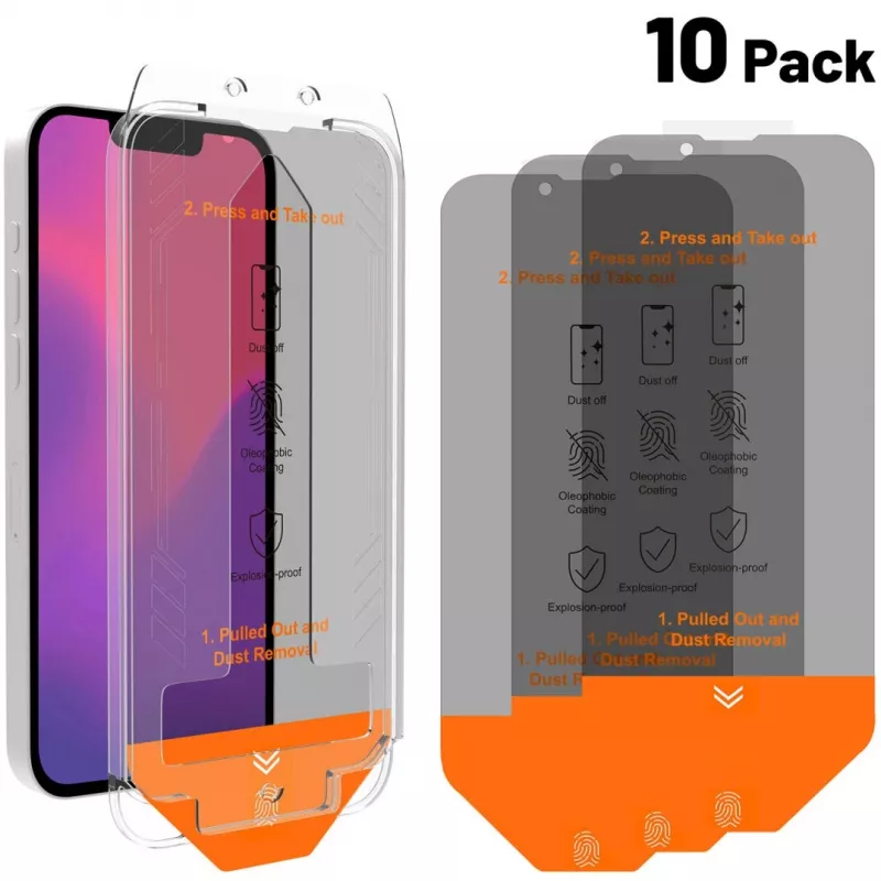 4smarts Second Glass Privacy screen protector Apple iPhone 13 13 Pro 14 16e Tempered glass
