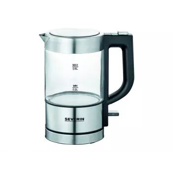 Severin WK 3472 Electric Kettle 0.5 L Silver 1100 W (WK3472)