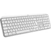 Logitech MX Keys S for Mac keyboard Office RF Wireless + Bluetooth QWERTZ German Aluminium White