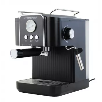 Espresso coffee machine ESPERANZA EKC010 — 1.8 L water tank, 850 W, 20 bar, built-in milk frother