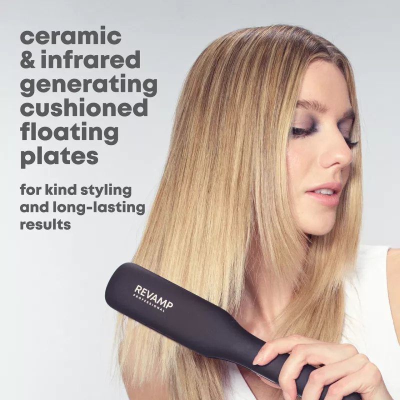 Flat iron Revamp ST-3000-EU — hair straightener, wide plates