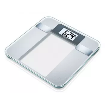 Beurer BG 13 Square Grey, Transparent Electronic personal scale