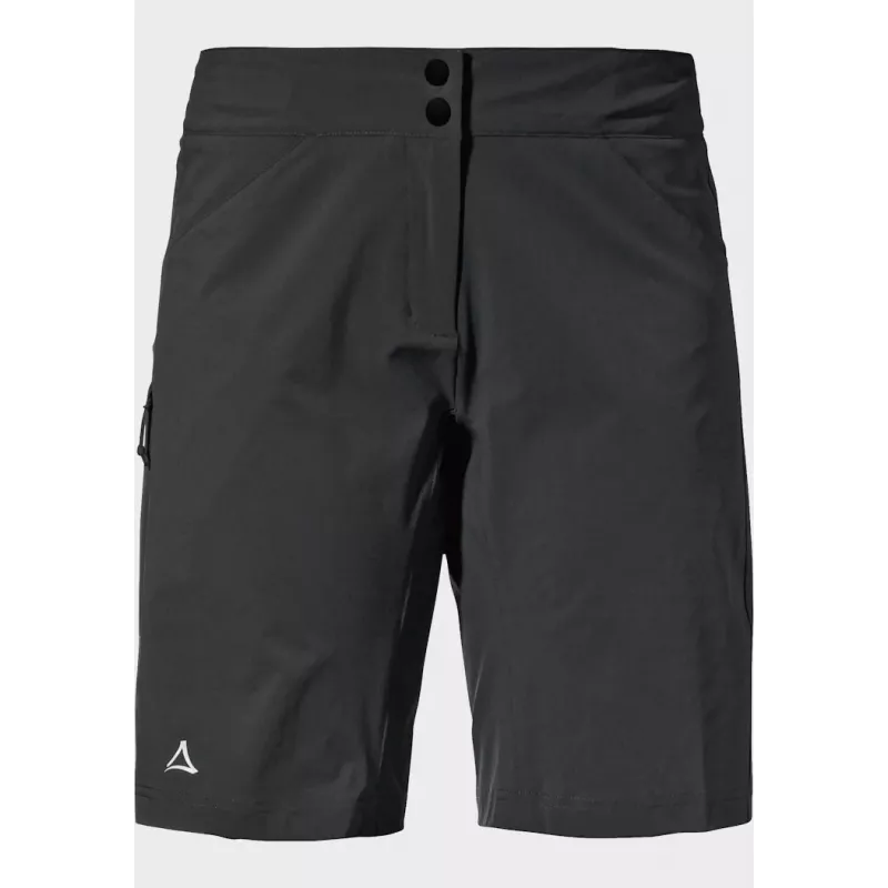 Cycling shorts Schöffel Danube — women's, black, size S