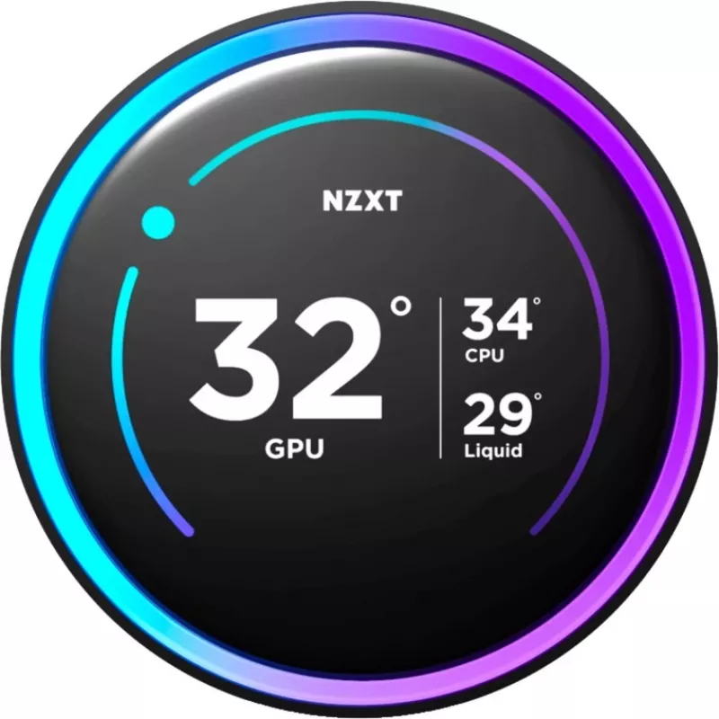 NZXT KRAKEN Elite V2 240 Liquid Cooling Display Black RL-KN24E-B2 (RL-KN24E-B2)
