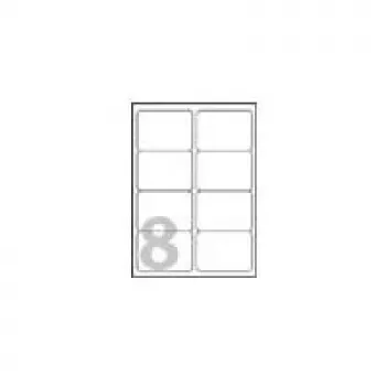 Avery - Glossy - Glossy - 67.7 x 99.1 mm 40 pc(s). (5 Sheets x 8) Fotoetiketten