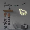 LED Neon Sign MANTA SNL103WH — Horse motif, white