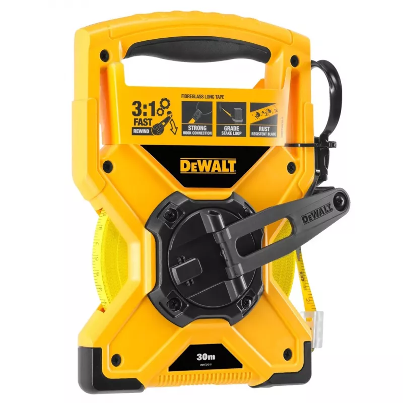 DeWALT DWHT34218-0 30 m fiberglass long tape measure