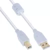 Microconnect USBAB2WF USB cable USB 2.0 2 m USB A USB B White