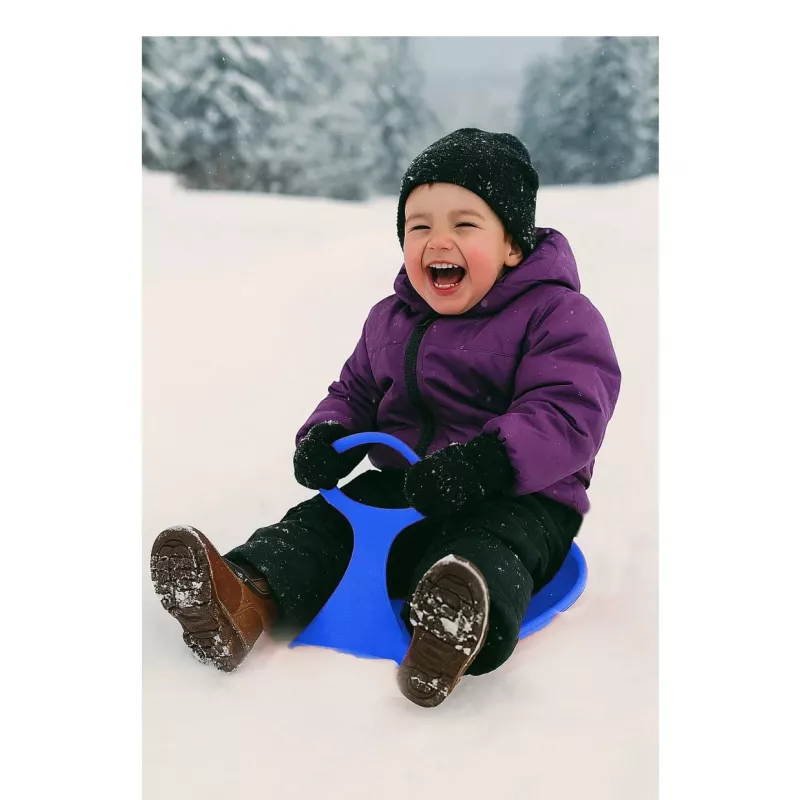Sled Jamara Snow Play Snow Glider blue — plastic sled, 570×380×30 mm, for ages 3+