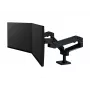 Ergotron LX Pro - Mounting Kit (Doppelarm) - modular - for 2 LCD-Displays - side-by-side - Aluminium - Black - Screen Size: to 68,6 cm (to 27 inch) (45-686-292)