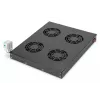 Vented blank panel Digitus DN-19 FAN-4-HO-SW