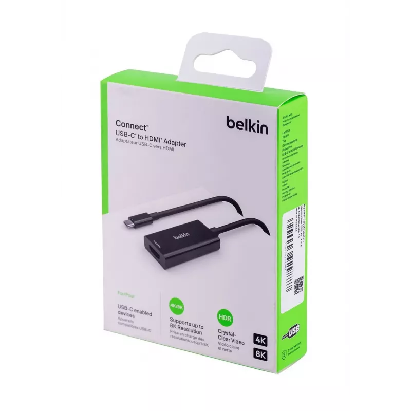 Belkin AVC013BTBK video cable adapter HDMI Type A (Standard) USB Type-C Black