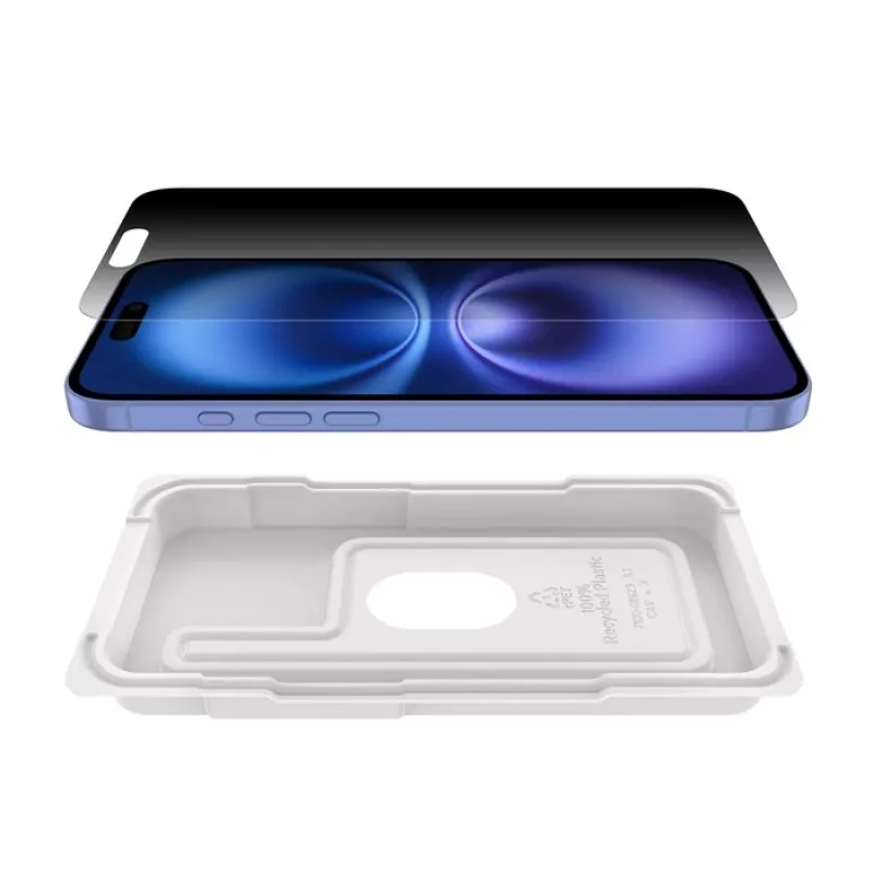 Privacy Screen Protector Belkin OVA168HQ for iPhone 16 Plus Anti-bacterial Impact Resistant