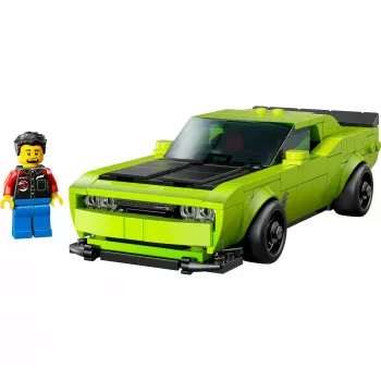 Construction toy car LEGO Speed Champions Dodge Challenger SRT Hellcat 77237 — 390 pieces, 1 minifigure, age 9+