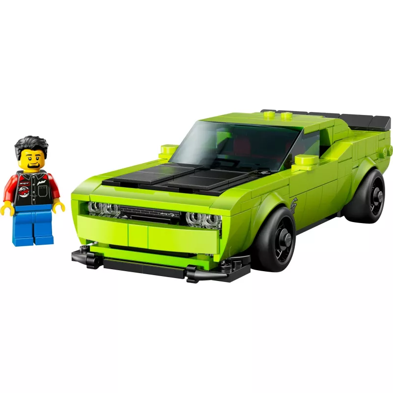 Construction toy car LEGO Speed Champions Dodge Challenger SRT Hellcat 77237 — 390 pieces, 1 minifigure, age 9+
