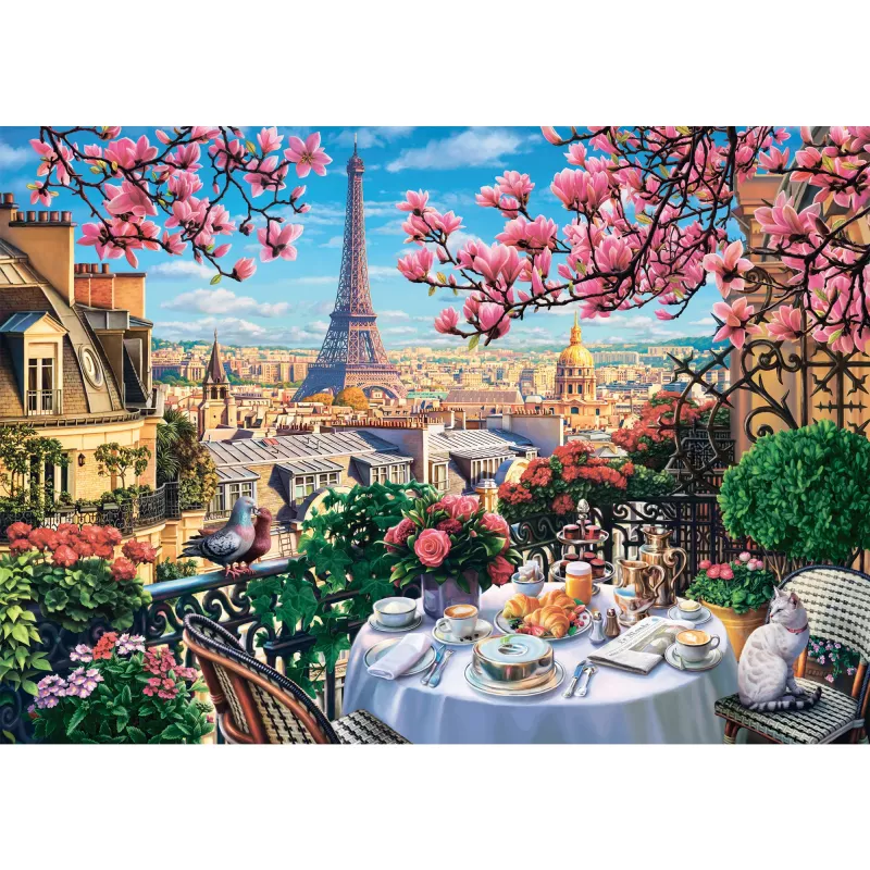 Jigsaw puzzle schmidt spiele Breakfast in Paris — 1000 pieces, model 58876